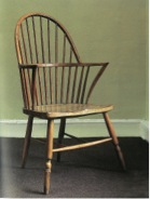 Windsor chair made by Gillows in Lancaster, in the Thames valley tradition. After the outbreak of the American War of Independence Gillows exported large numbers of these ‘neat Windsor chairs’ to the West Indies islands. Judges Lodgings Museum, Lancaster.